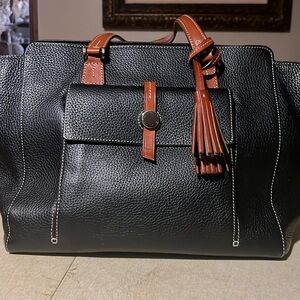 Black Cambridge Tote Leather Large DOONEY & BOURKE